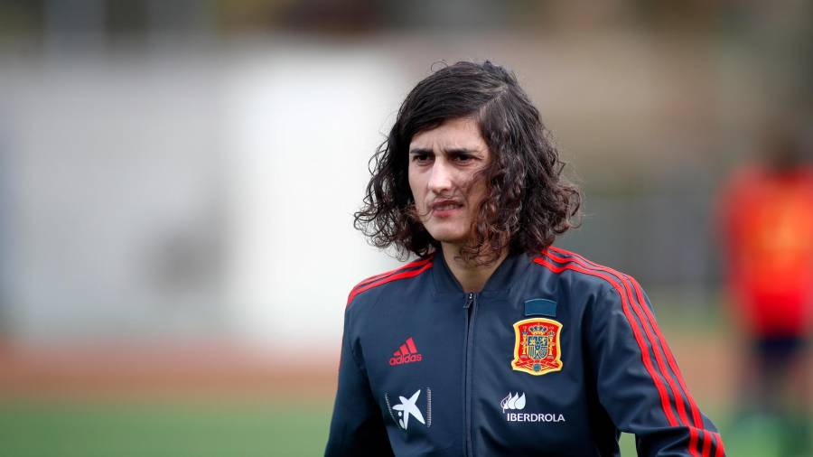 <i>Montese Tomé en un entrenamiento de la Selección. / Óscar J. Barroso / Afp7 / Europa Press.</i> <i>Montese Tomé en un entrenamiento de la Selección. / Óscar J. Barroso / Afp7 / Europa Press.</i>
