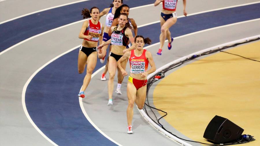 <i>Esther Guerrero, primera en la semifinal del Europeo ‘indoor’ de Glasgow 2019. / Laurent Lairys / DPPI / AFP7 / Europa Press.</i> <i>Esther Guerrero, primera en la semifinal del Europeo ‘indoor’ de Glasgow 2019. / Laurent Lairys / DPPI / AFP7 / Europa Press.</i>