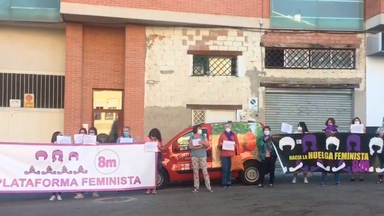 Concentración de la plataforma 8-M por el asesinato de Úbeda Concentración de la plataforma 8-M por el asesinato de Úbeda