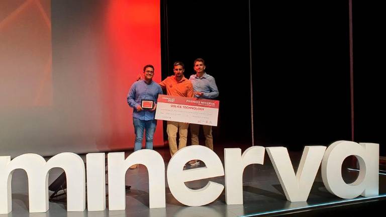 La startup jiennense Oslice Technology, premio Minerva a su proceso de aceleración La startup jiennense Oslice Technology, premio Minerva a su proceso de aceleración