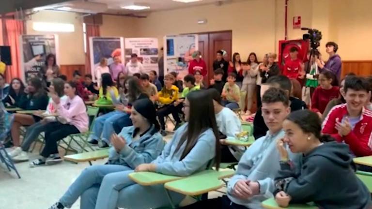Con el IES Fernando III de Martos y ‘Mi gran noche’ Con el IES Fernando III de Martos y ‘Mi gran noche’