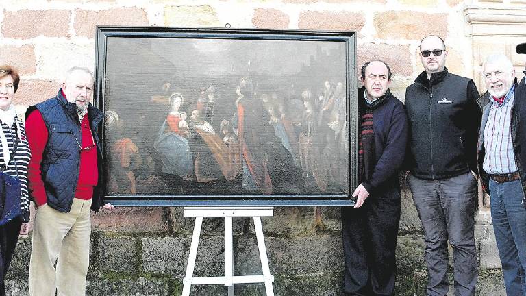 Restauración de una valiosa pintura datada en el siglo XVII Restauración de una valiosa pintura datada en el siglo XVII
