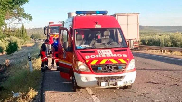 Fallecido tras un accidente de tráfico en Porcuna