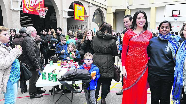 Unos escolares solidarios