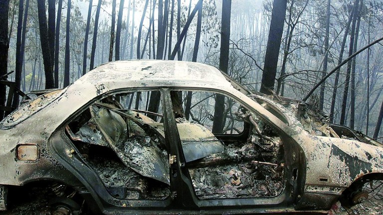 Identifican a 24 víctimas de los incendios de Portugal