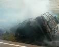 Aparatoso accidente en la A-312 de Linares Aparatoso accidente en la A-312 de Linares