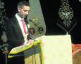 Raúl Israel López sorprende con un rompedor pregón de Semana Santa Raúl Israel López sorprende con un rompedor pregón de Semana Santa