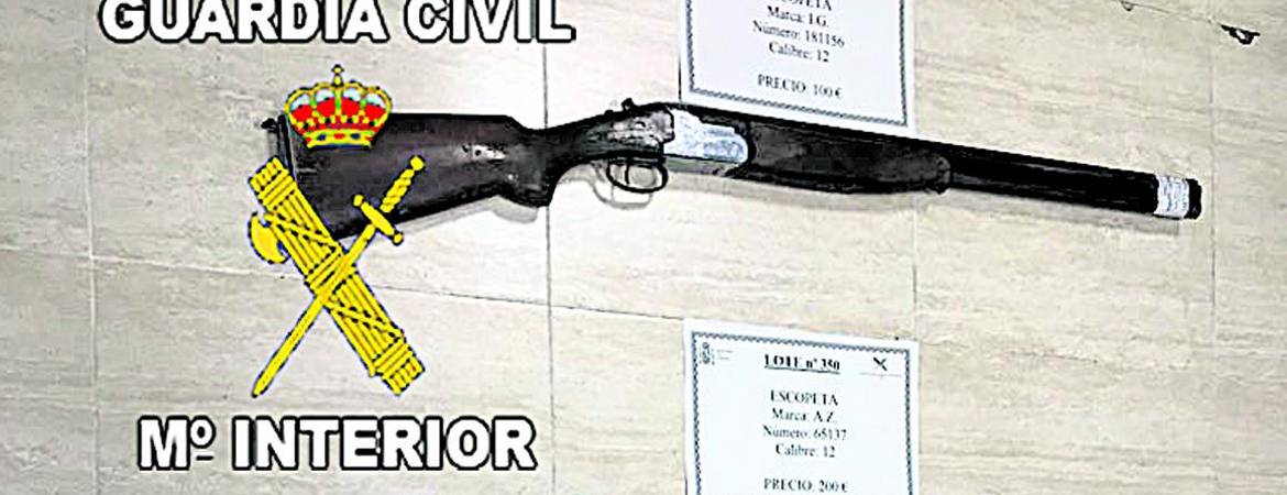 Comienza la subasta de 408 armas Comienza la subasta de 408 armas
