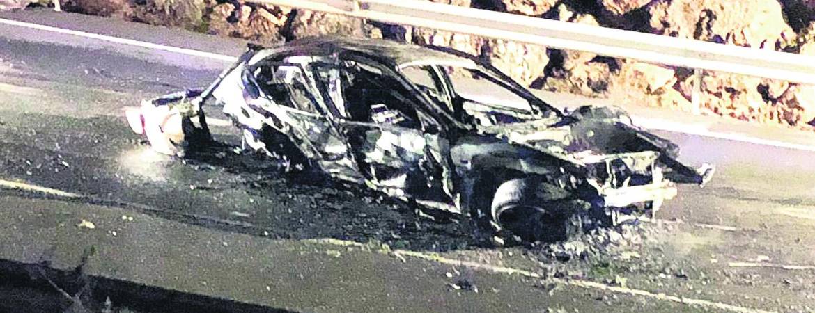 Tres heridos graves por un accidente en la N-432 Tres heridos graves por un accidente en la N-432