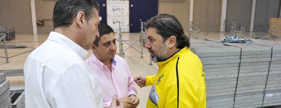 El pabellón de Ifeja toma forma para convertirse en una pista El pabellón de Ifeja toma forma para convertirse en una pista