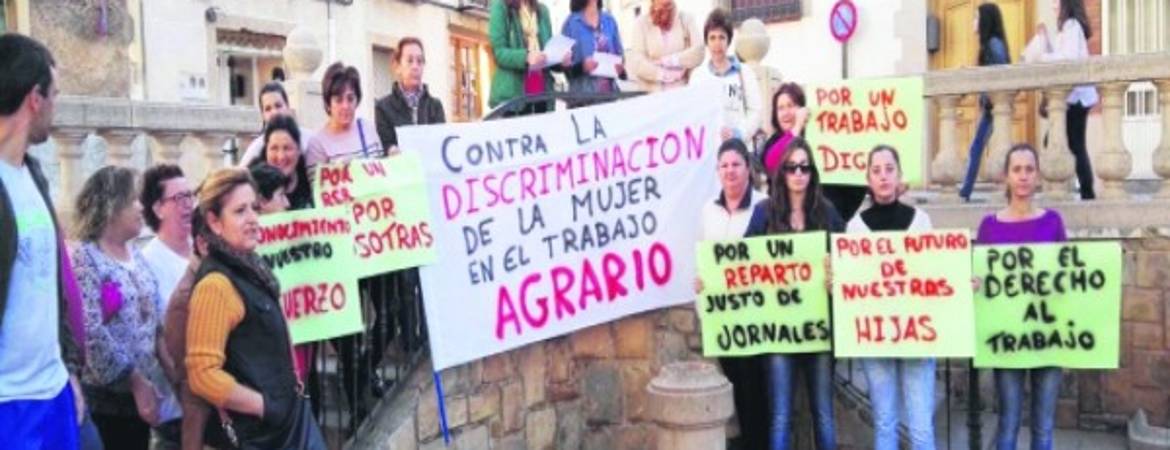 Unas jornaleras en lucha Unas jornaleras en lucha