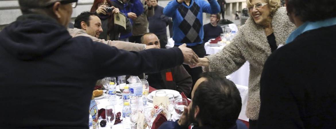 Banquete por todo lo alto para los “sin techo” de Madrid Banquete por todo lo alto para los “sin techo” de Madrid