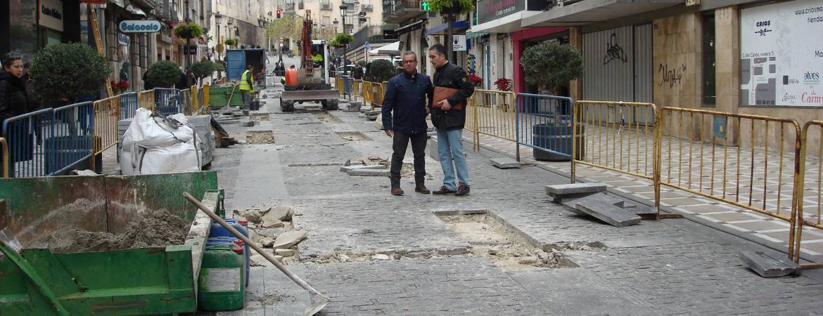 Las obras en Bernabé Soriano estarán finalizadas para la San Antón Las obras en Bernabé Soriano estarán finalizadas para la San Antón