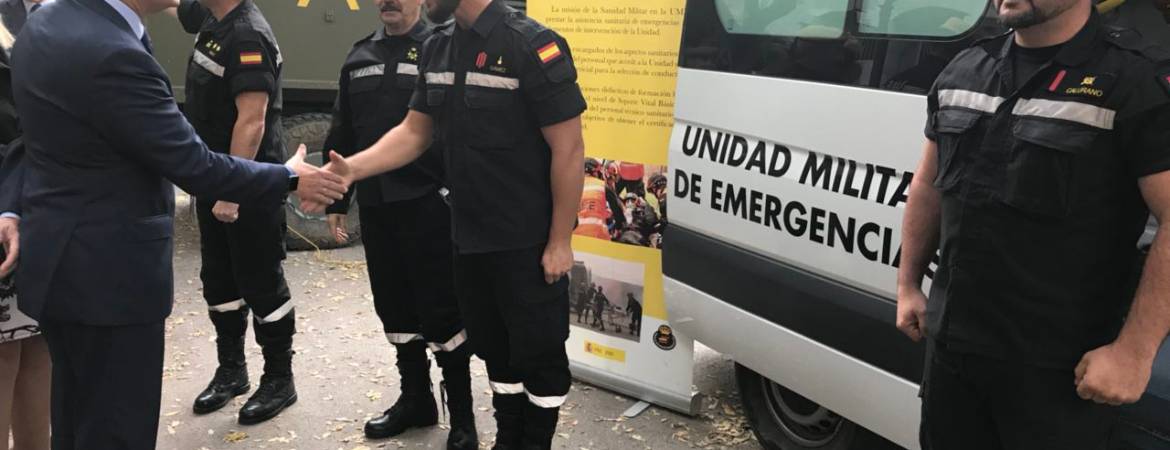 La Unidad Militar de Emergencias, “un orgullo para España” La Unidad Militar de Emergencias, “un orgullo para España”