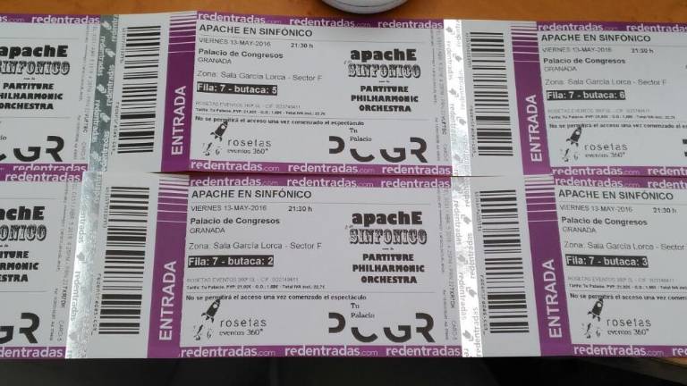 Vente gratis al concierto de Apache en Sinfónico Vente gratis al concierto de Apache en Sinfónico