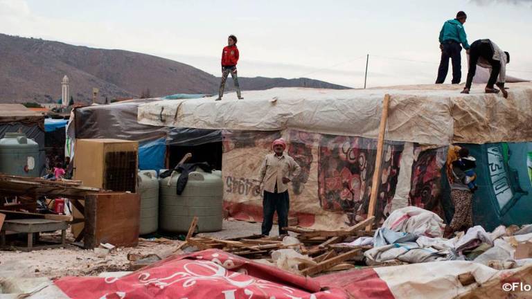 El duro invierno para los refugiados El duro invierno para los refugiados