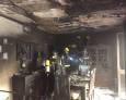 Un afectado por inhalación de humo en el incendio de la calle Mesa Un afectado por inhalación de humo en el incendio de la calle Mesa