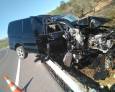 Accidente con cuatro heridos por un vuelco en la N-432 Accidente con cuatro heridos por un vuelco en la N-432