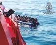 Casi 7.500 migrantes llegan en patera Casi 7.500 migrantes llegan en patera