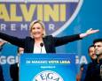 Salvini y Le Pen escenifican su afinidad en el cierre de campaña desde Milán Salvini y Le Pen escenifican su afinidad en el cierre de campaña desde Milán