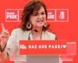 Carmen Calvo defiende que los socialistas están “al pie del cañón” con los Dólmenes Carmen Calvo defiende que los socialistas están “al pie del cañón” con los Dólmenes