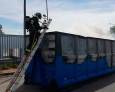 Susto por el fuego de un contenedor Susto por el fuego de un contenedor