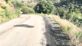PROYECTO. Estado del camino entre Villarbajo y Fuente del Espino, en el que se pretenden efectuar mejoras.