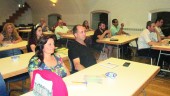 PALACIO ABACIAL. Participantes en el segundo de los tres cursos de la verano de la UNED de este año.