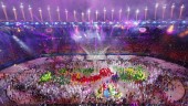 ADIÓS. Ceremonia de clausura de los Juegos Olímpicos de Río de Janeiro en el estadio de Maracaná, que presenciaba un gran colorido bajo una lluvia intensa.