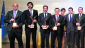 GALARDONADOS. Vencedores de los Premios Alas que concede la Consejería para ensalzar a las empresas que más exportan.