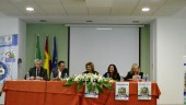 APERTURA. José Luis Salcedo, Eduardo Sánchez, Teresa Vega, Catalina Madueño y Celia Quirós, en la inauguración de las jornadas.