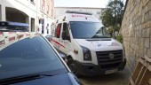 SANITARIO. La ambulancia con la que el “falso médico” trabajaba. 