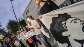 CONCENTRACIÓN. Pancartas y gritos en la manifestación de Jaén tras la sentencia a “La Manada”.