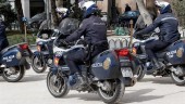 SEGURIDAD CIUDADANA. Imagen de archivo de agentes de Policia Nacional sobre sus motocicletas.