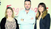 emprendedores. Verónica Alcázar, Sebastián Solas y Ana María Morales en las instalaciones de Engranajes.