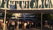 LLENO. Visitantes a la novena edición de Futoroliva, celebrada en Baeza. 