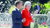 BREXIT. Emmanuel Macron y Theresa May reunidos.