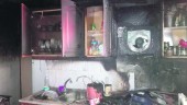 DAÑOS. El incendio se declaró en la cocina del domicilio de la mujer desalojada.