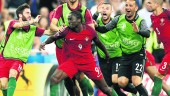 EMOCIÓN. Arriba, a la izquierda, los jugadores portugueses buscan a Éder, autor el gol para celebrar el título. A la derecha, Cristiano llora de alegría. Abajo, decepción francesa. 
