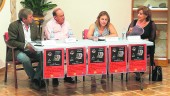 INAUGURACIÓN. Presentación de la exposición con Eugenio Ortega, Juan Morillo, Isabel Muriana y Francisca Hornos.