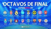 sorteo. Emparejamiento de los diferentes equipos en octavos de final de la Liga de Campeones. 