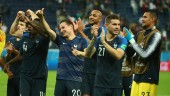 ÉXITO. Los jugadores franceses celebran la victoria y la clasificación para la final del Mundial de Rusia.