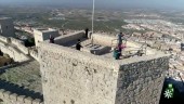 Historia. Imagen aérea del Castillo de Santa Catalina de Jaén emitida en “Destino Andalucía”.