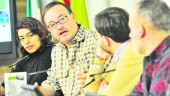 ENCUENTRO. Adriana Paz, Manuel Martín, Juan Ángel Pérez y Javier Gutiérrez presentan “El autor” en Jaén.