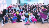 VIAJE. Jóvenes estudiantes linarenses que participaron en el programa de intercambio escolar en Holanda.