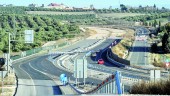 OBRAS. La autovía A-32, en el término municipal de Úbeda, donde finaliza el tramo ya construido hasta la fecha y que une esta ciudad con Linares.