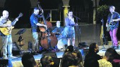 CALIDAD. Los integrantes de “The hoy jazz quinter”, durante el concierto ofrecido en la Plaza del Deán Mazas. 
