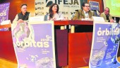 ENCUENTRO. Triburcio Biedma, Yolanda Caballero, Luis Jesús García-Lomas y Leonardo Fontecha presentan la segunda edición de “Órbitas” en el Ifeja.