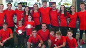 CAMPEONES. Integrantes del Grupo de Espeleología de Villacarrillo, que compitieron en los campeonatos de España y Andalucía.