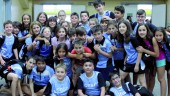 NADADORES. Todos los componentes del Club Santo Reino que participaron en el Campeonato Andaluz de Jóvenes Nadadores.